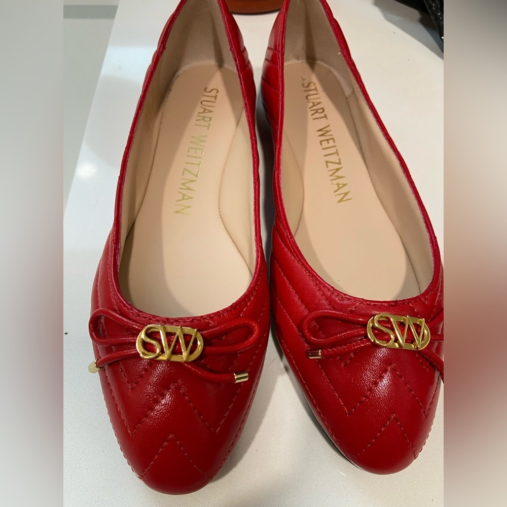 Brand new Stuart Weitzman red shoes
